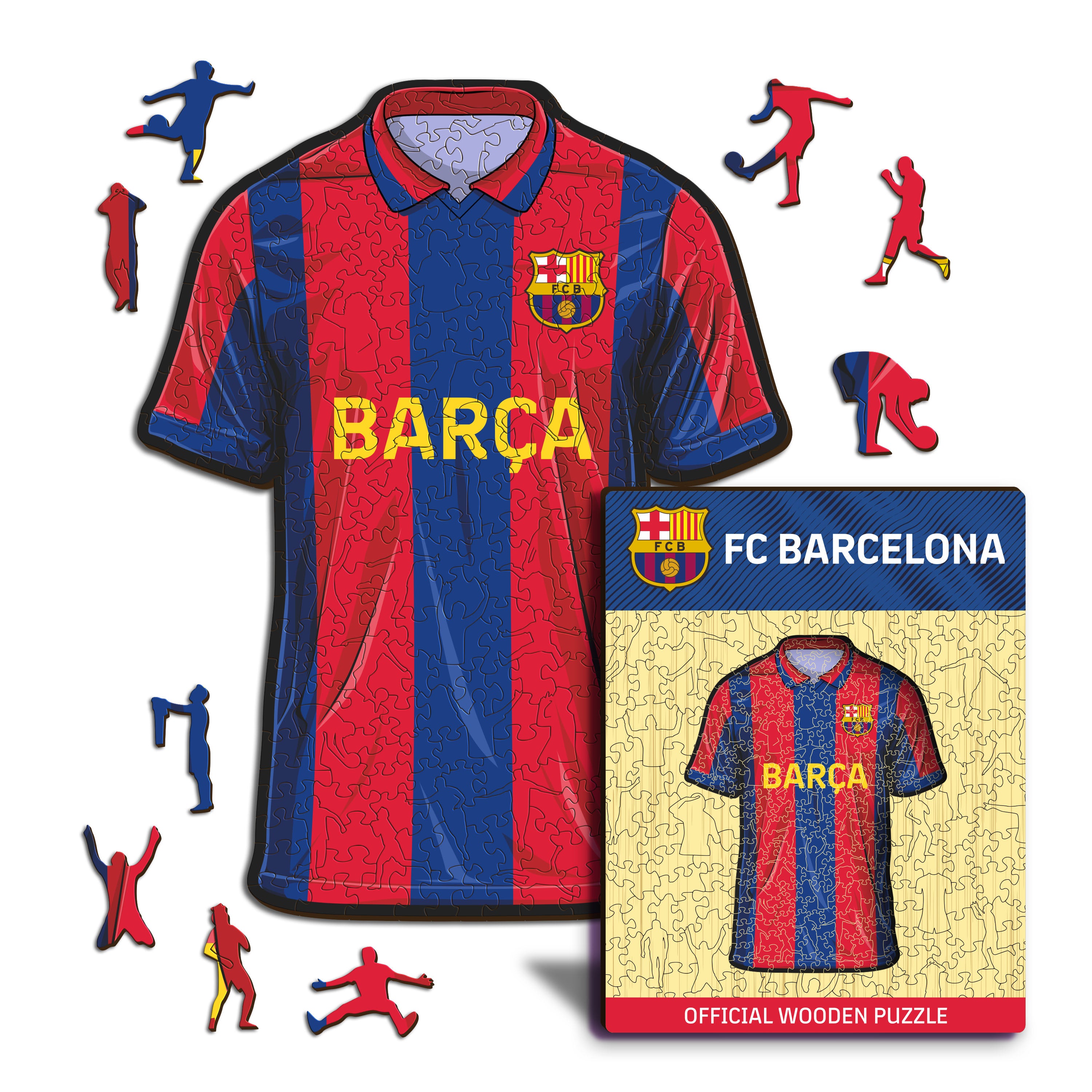 FC Barcelona® Jersey - Wooden Puzzle
