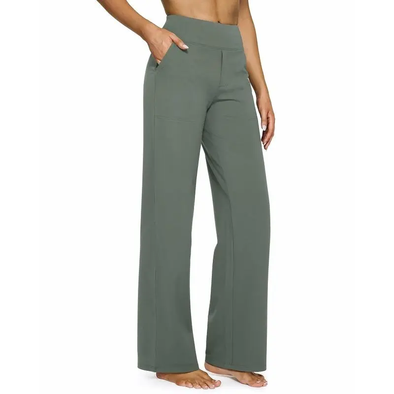 Women Wide Leg Pants with Pockets Comfortable Athletic Sweatpants