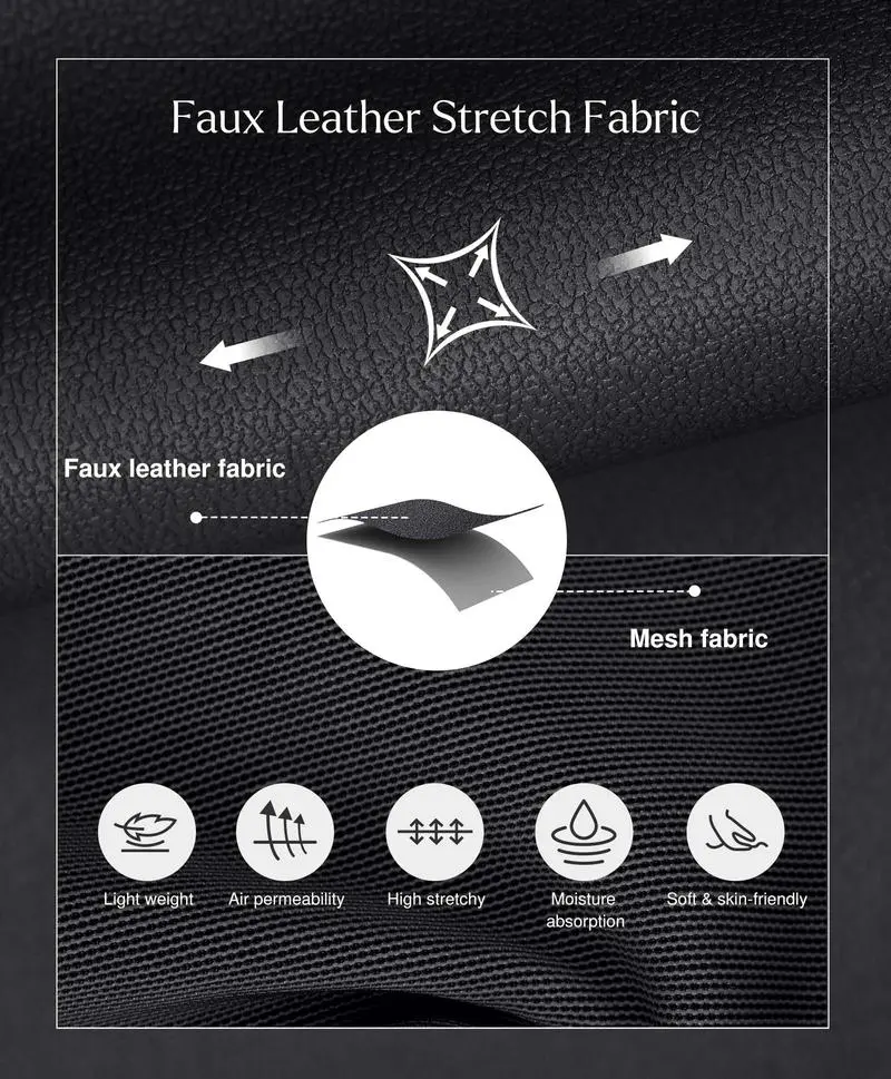 Leather Corset Top bodysuit Lace Trim Shapewear Tummy Control Bustier