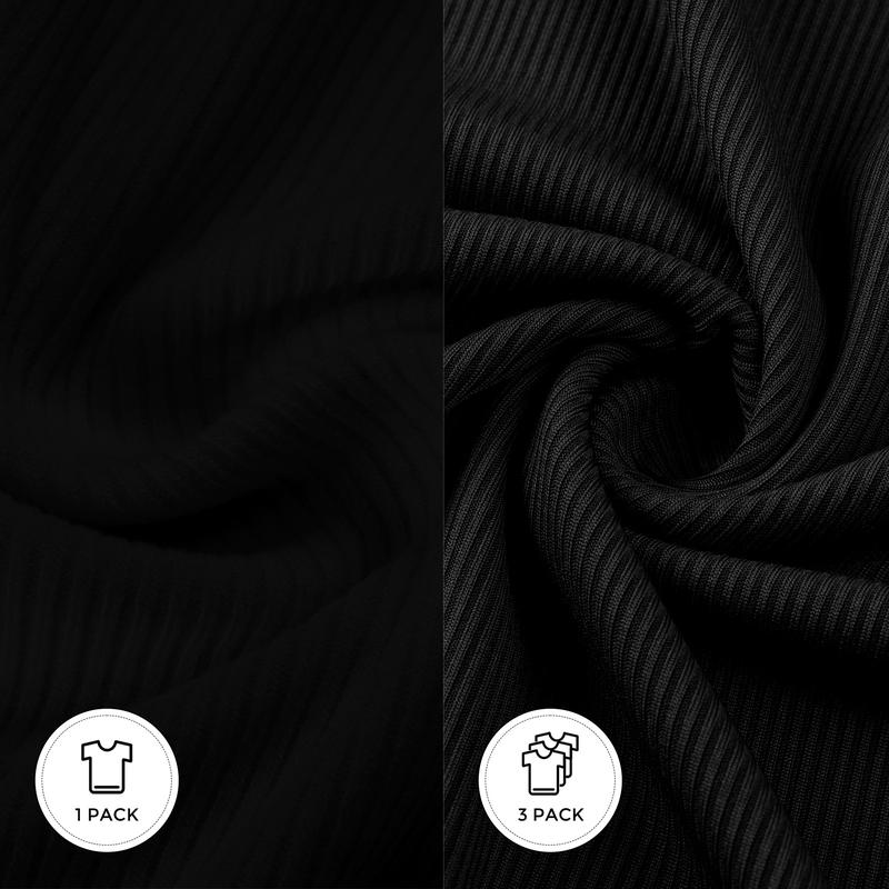 Men’s Slim Fit Longline Henley Performance Top