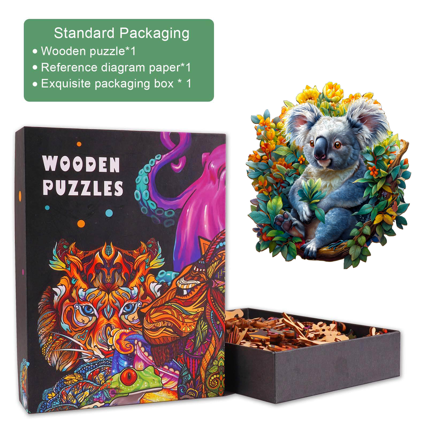 Koala Wooden Jigsaw Puzzle