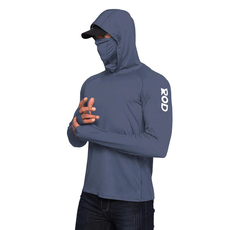 ☀️8/9-Pack $24☀️Men’s UPF 50+ Sun Protection Hoodie with UV Detection
