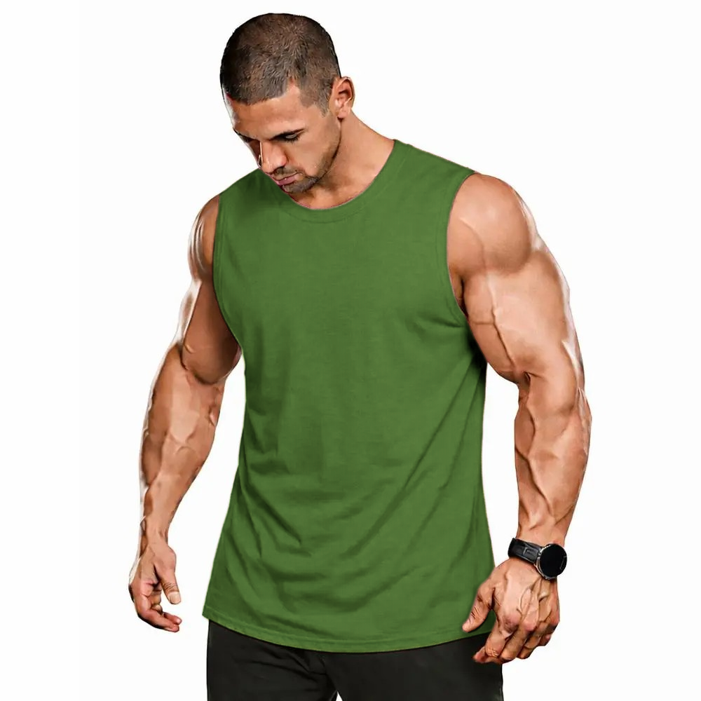 Unisex Cotton Sleeveless Tank Top – Relaxed Fit Summer Essential