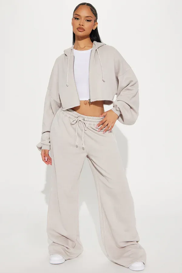 On The Go Fleece Pant Set