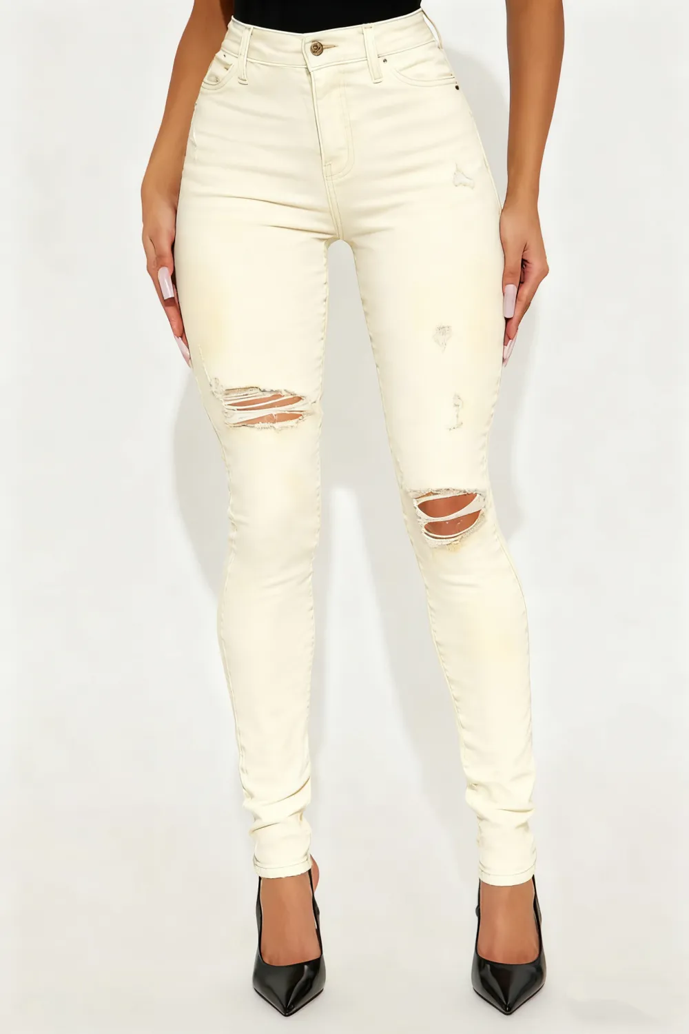 Tall Living Life High Stretch Skinny Jeans