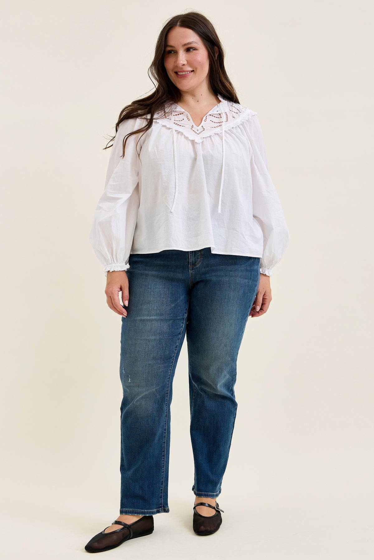 Kimberly Straight Fit (Dark Wash) - PLUS