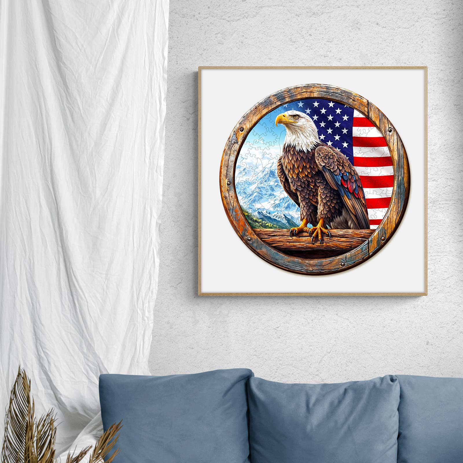 Bald Eagle Wooden Jigsaw Puzzle