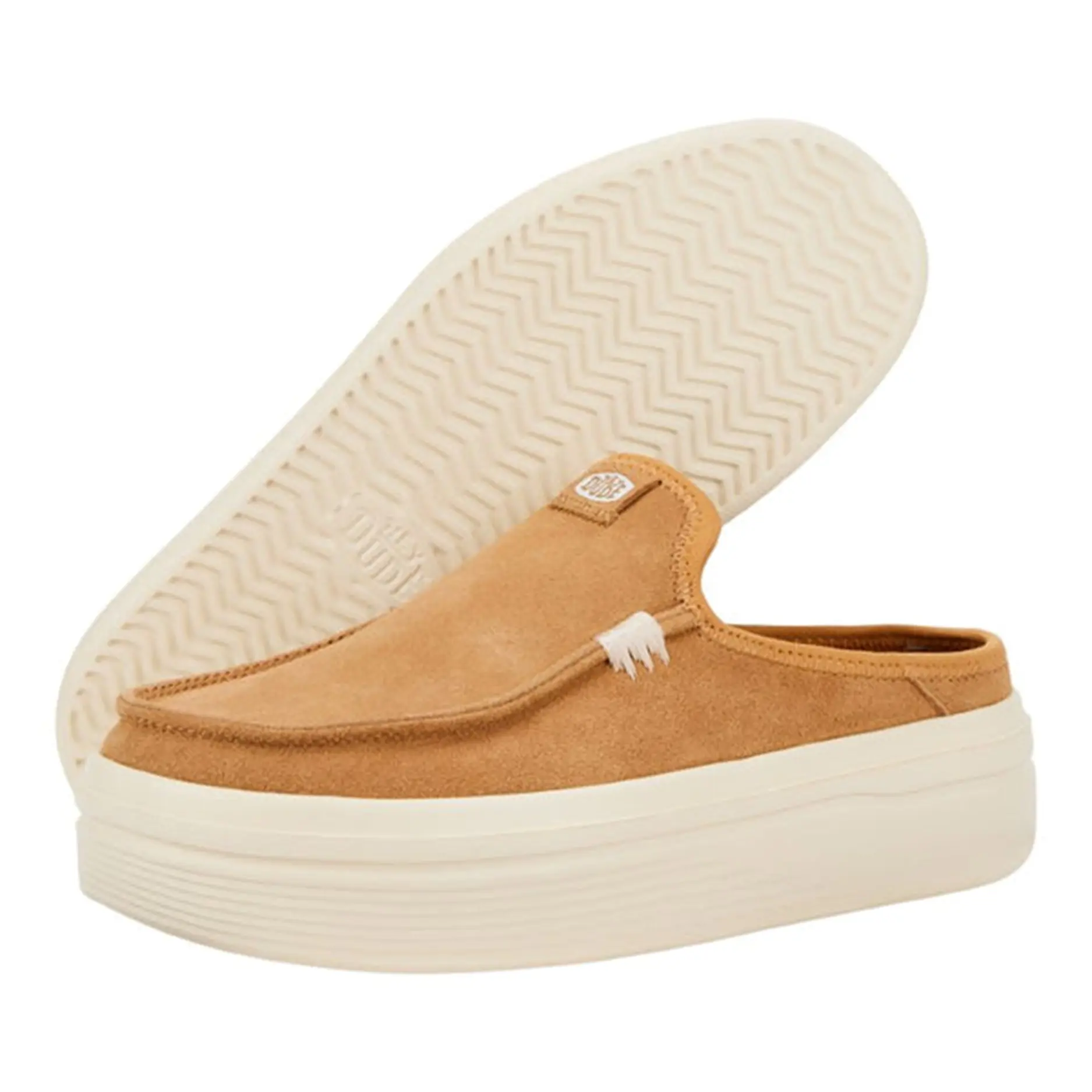 HEYDUDE Austin Lift - Womens Comfortable Slip on Platform Mules