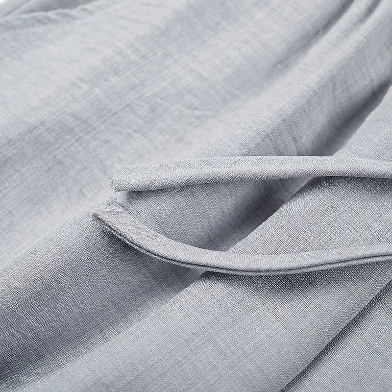 Men’s Premium Lyocell-Linen Straight-Leg Trousers - Breathable Summer Essential