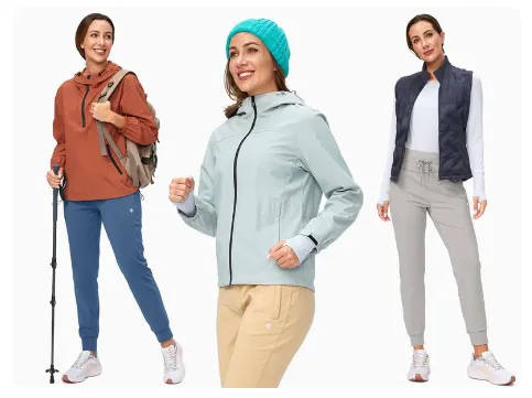 Women's Highwaist Fleece Lined Warm Water Resistant Joggers