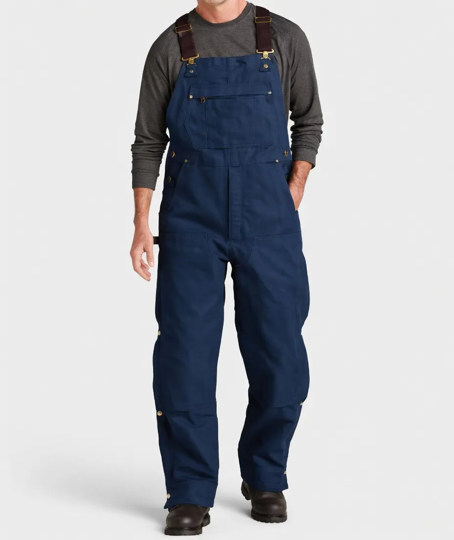 💥Last Day 50% SALE OFF 💥Promotion ! Men's Denim Bib Overalls, Workwear with Adjustable Straps and Convenient Tool Pockets