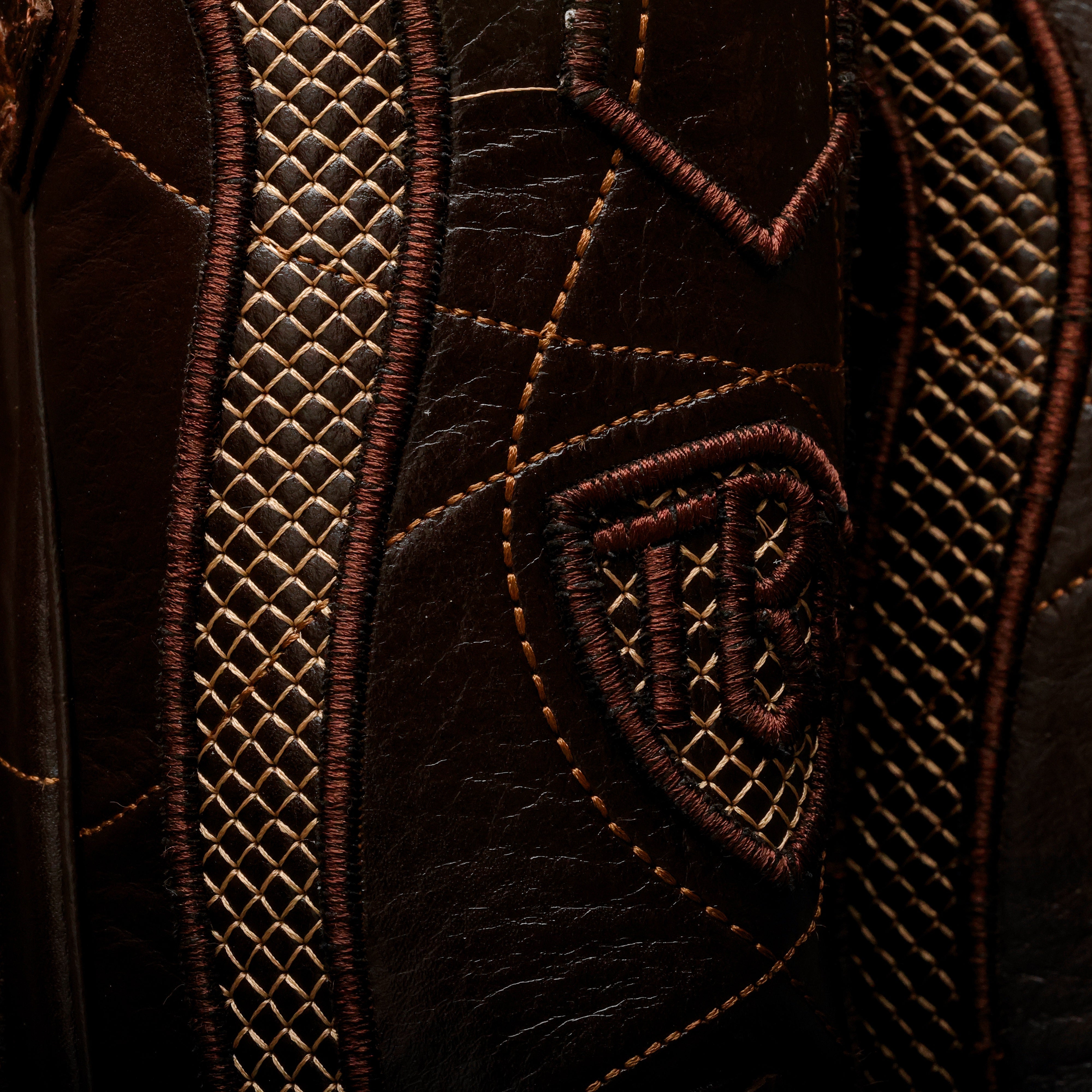 Chocolate Brown Caiman Belly Leather Boots - Square Toe