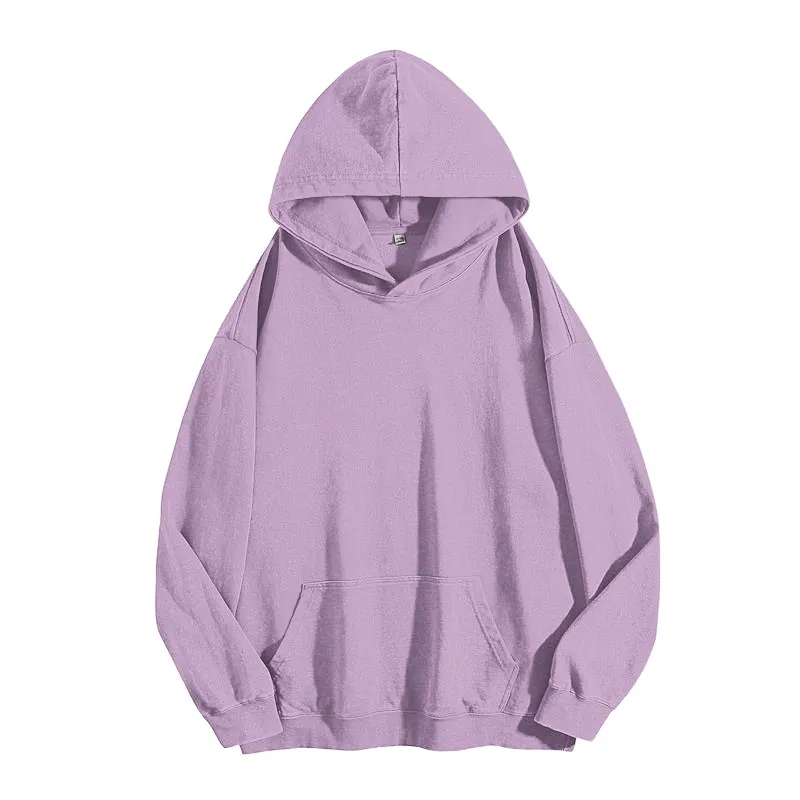 Women's Oversized Acid Wash Cotton Hoodie