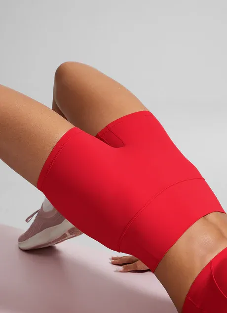 Womens Butterlift High Waist Scrunch Butt Biker Shorts 4 Inches