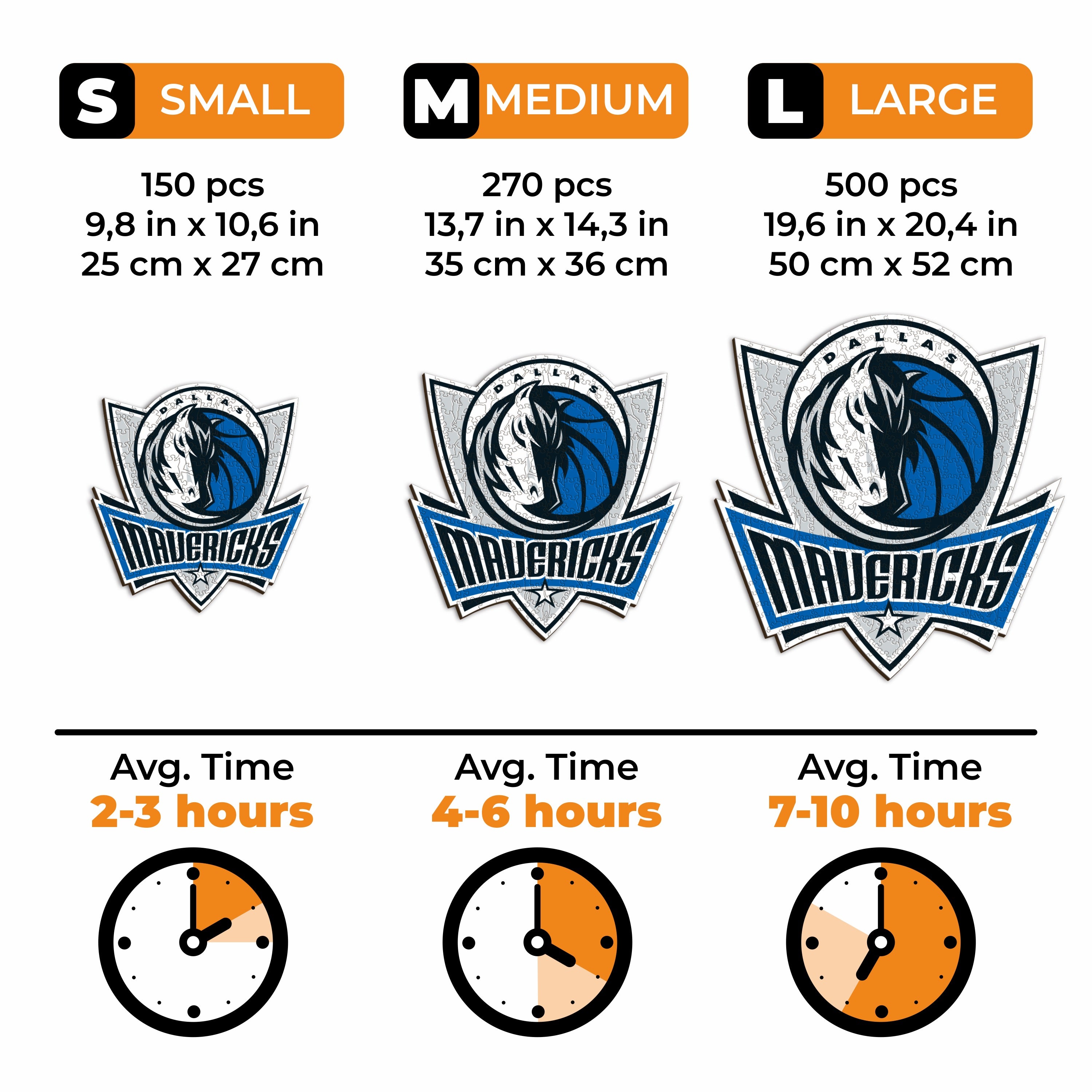 Dallas Mavericks™ - Wooden Puzzle