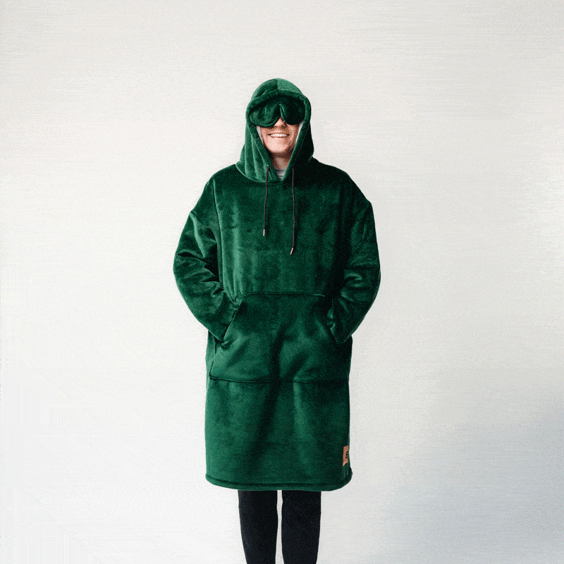 Wearable blanket Oversized with sherpa lining One size fits most.