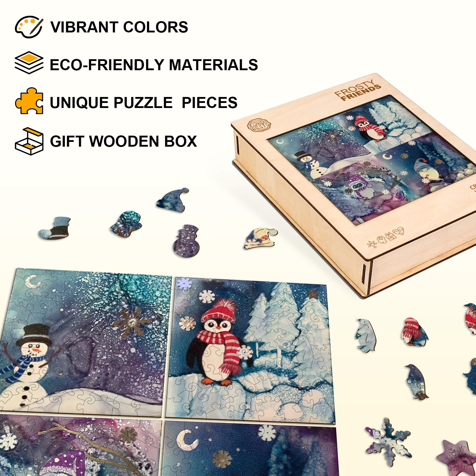 Frosty Friends- By Artist Amy Tieman