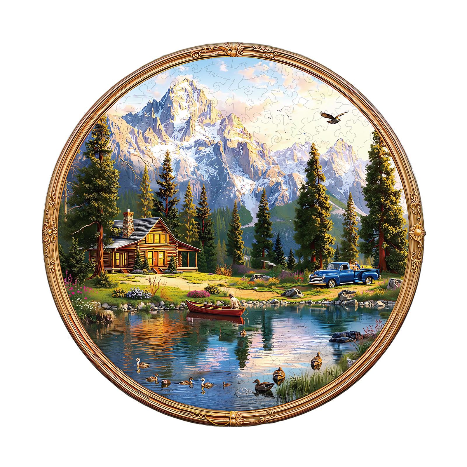 Lakeside leisure Wooden Jigsaw Puzzle