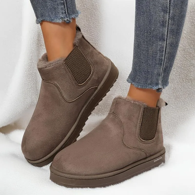 Women's Thick Soled Winter Snow Boots