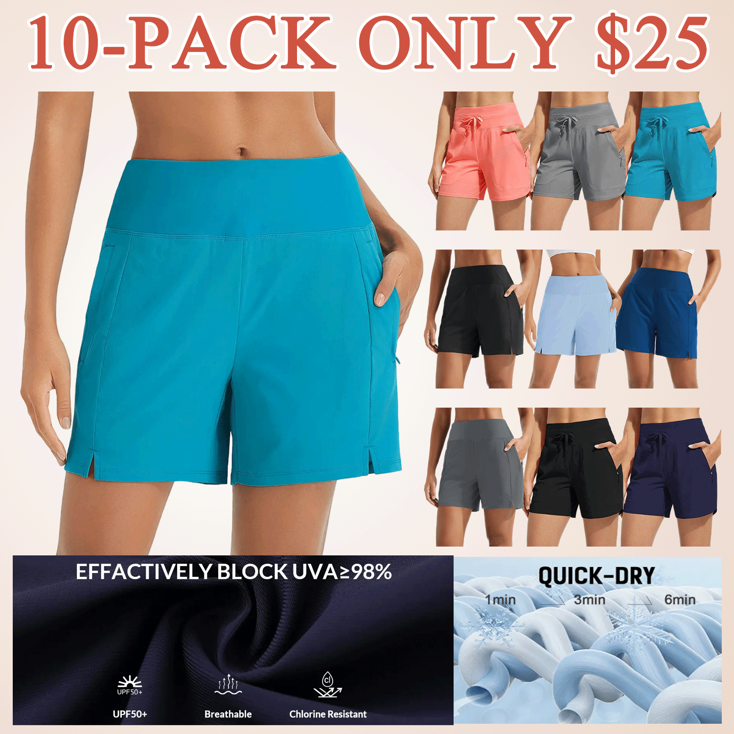 🔥Women's High-Waisted 5