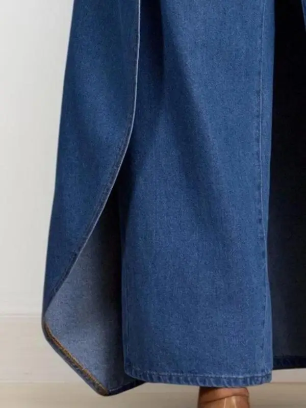 Women's fashionable denim jeans, patchwork design, casual style, suitable for everyday wear