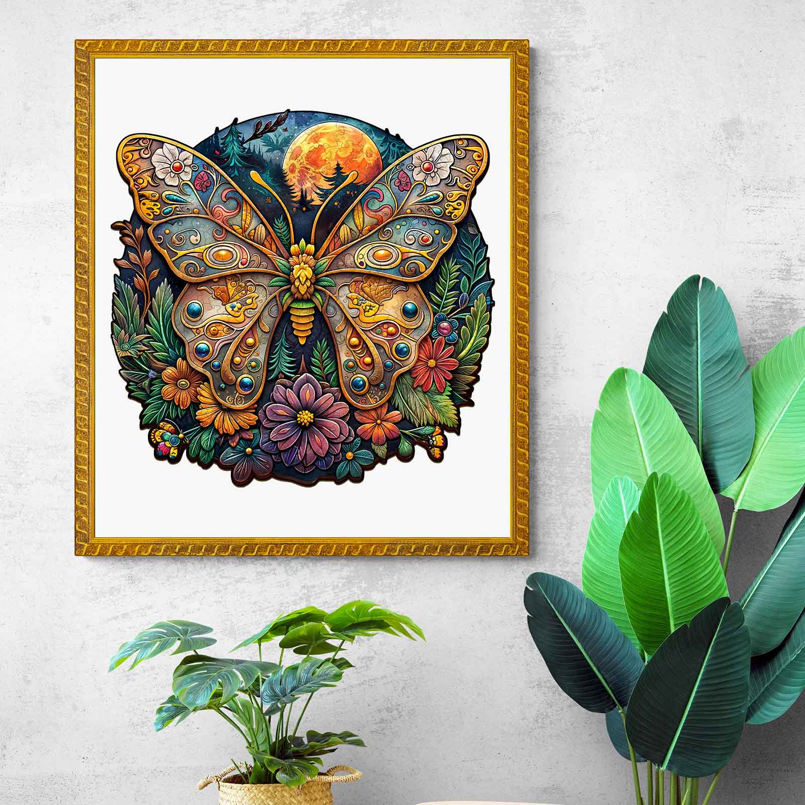 Ancient Butterfly-1 Wooden Jigsaw Puzzle