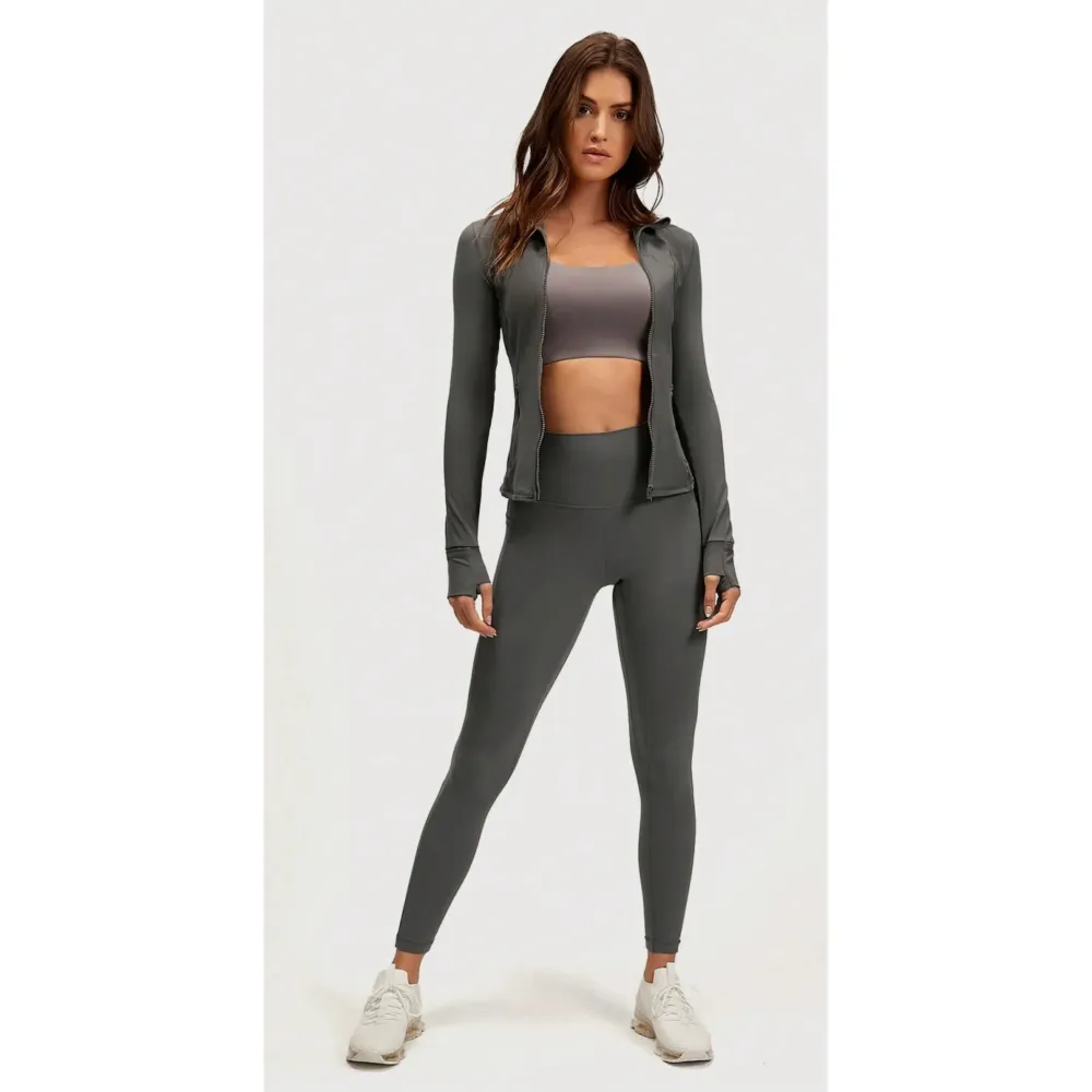 Jacket and Yoga Leggings Daily Set