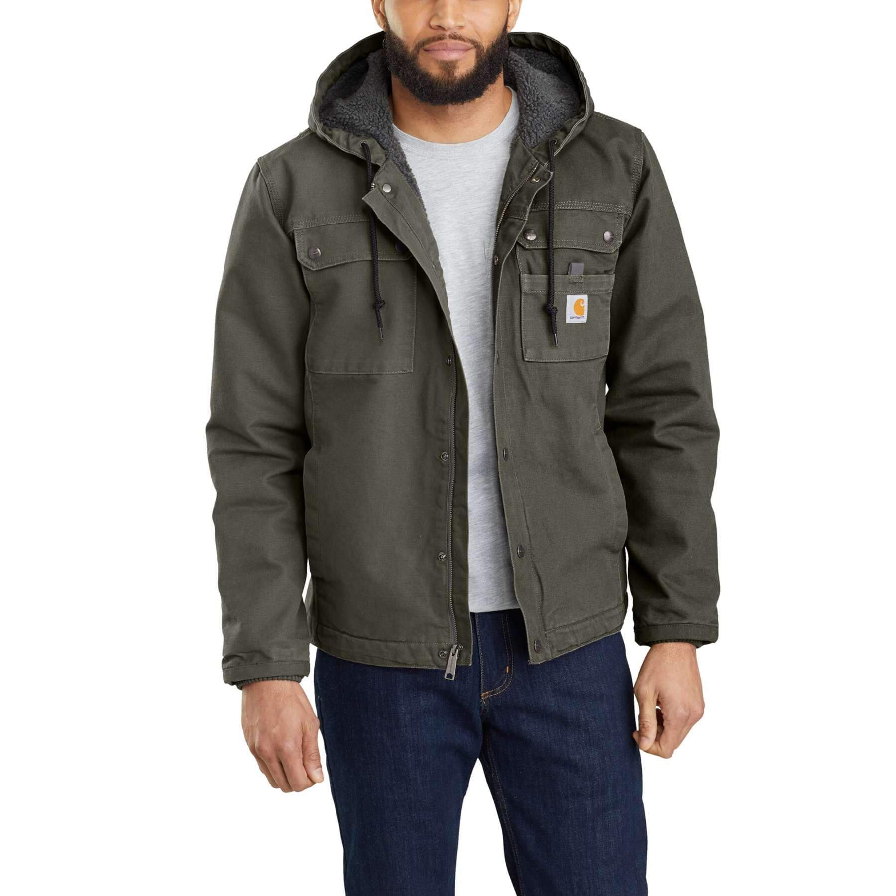 CHT Bartlett Relaxed Fit Washed Duck Sherpa-Lined Insulated Jacket 103826