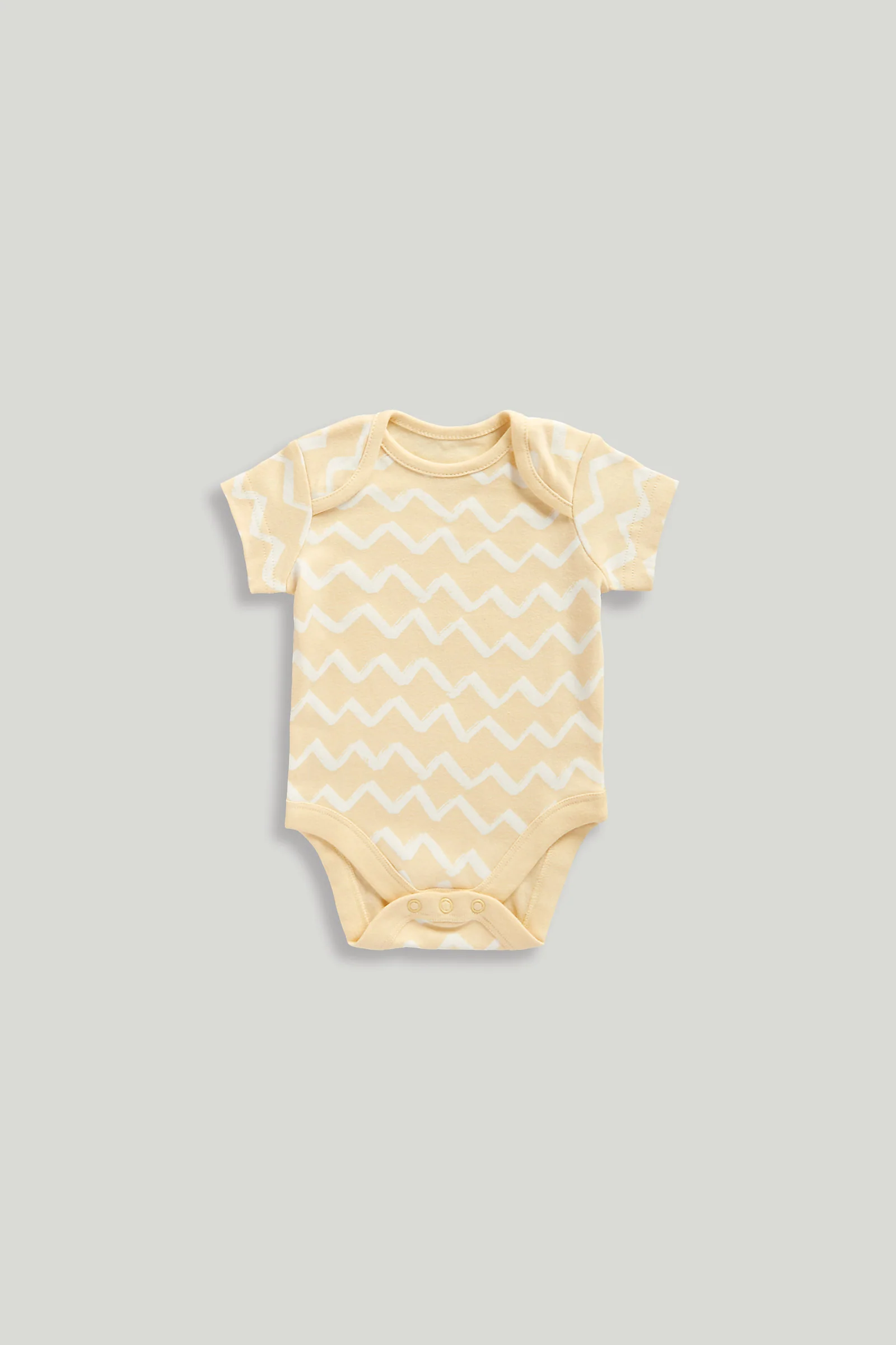 5 Pack Shapes Short-Sleeved Bodysuits