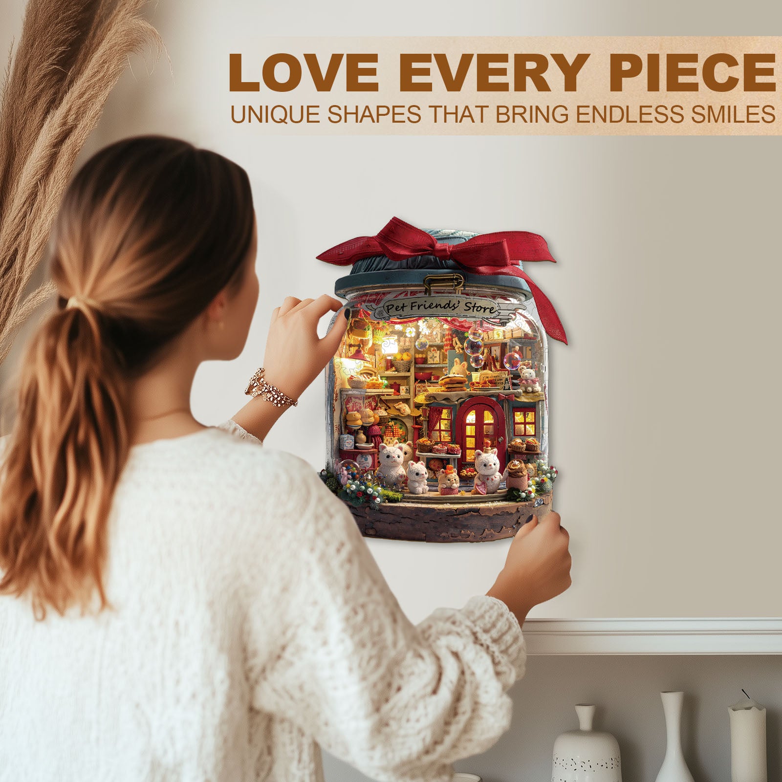 Pet Friends’ Store Wooden Jigsaw Puzzle