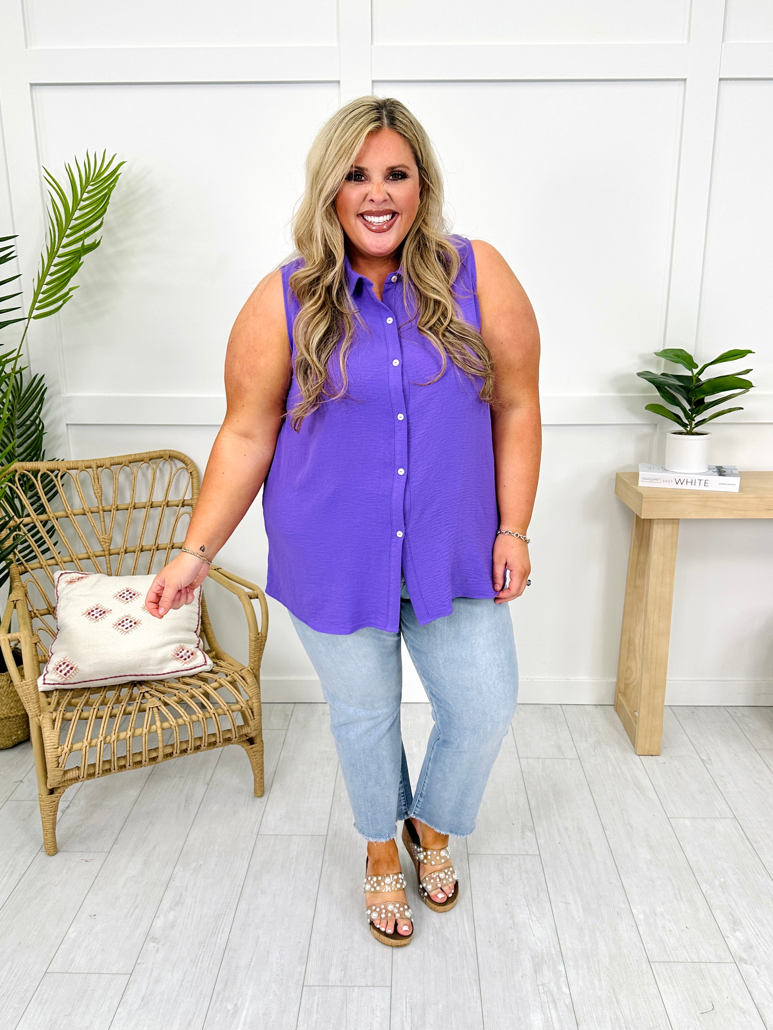 Step Into Summer Tank Top- Multiple Colors!