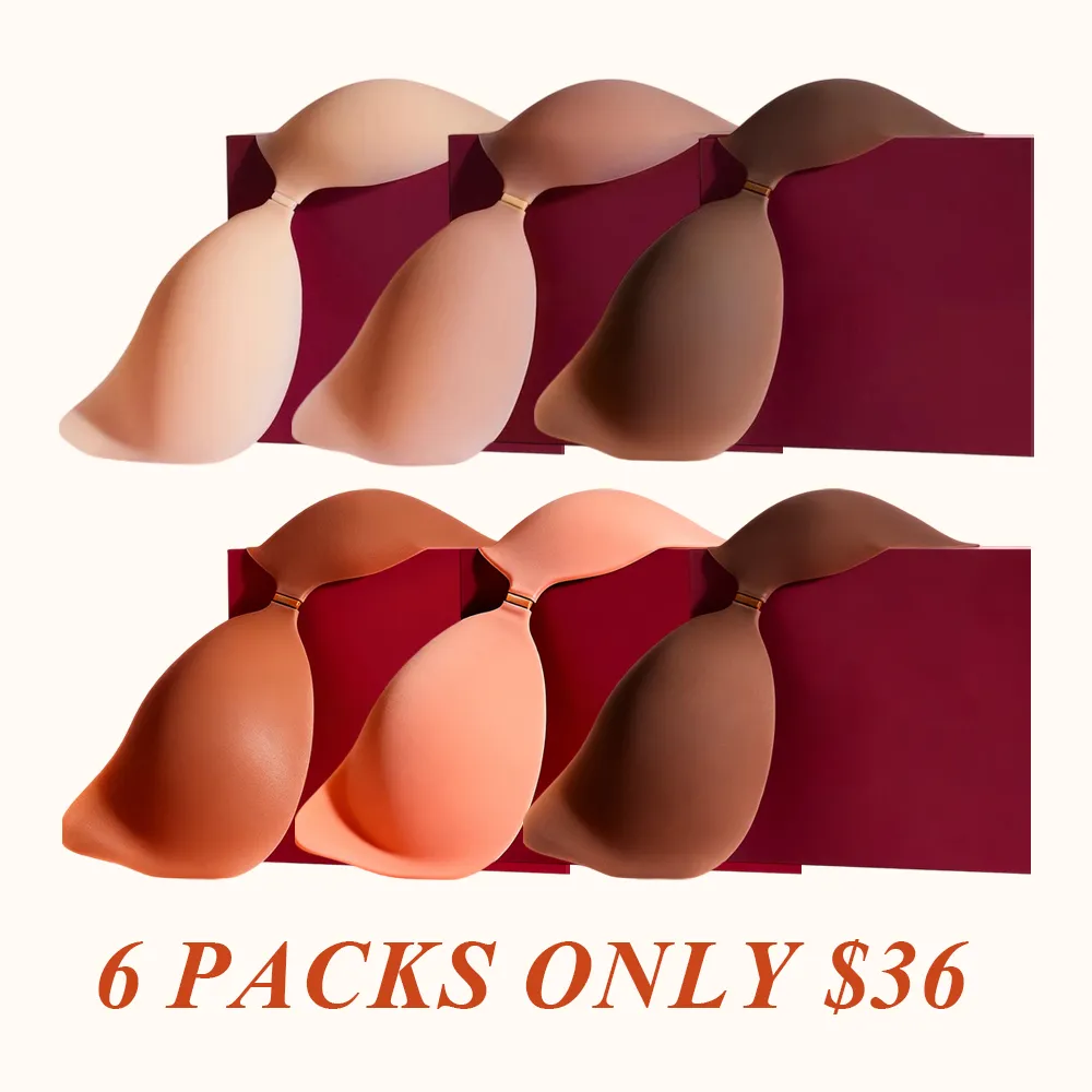 Seamless Sculpting Bra with Silicone Cups for Full Cleavage Reusable Matte Finish Ideal for Strapless