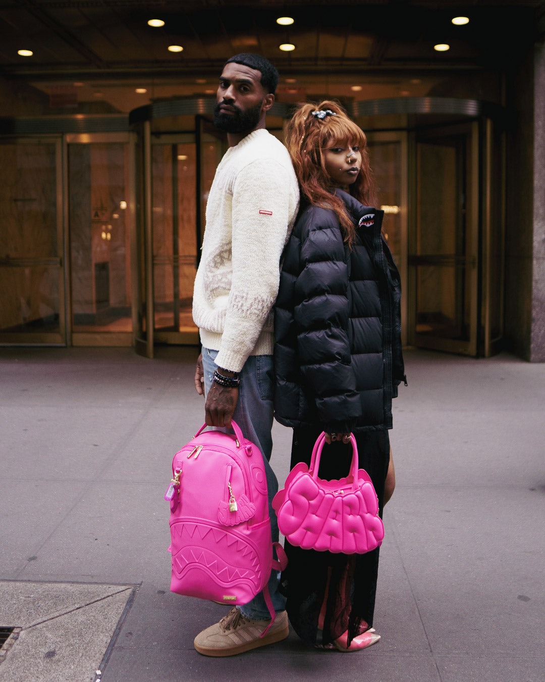 PINK POP SHARK BUBBLE HANDBAG