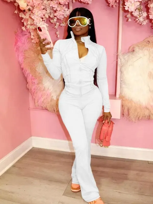 FINAL DAY CLEARANCE – Below Cost | Women’s Casual Sporty Two-Piece Set | Zip-Up Long Sleeve | Once Gone, No Restock