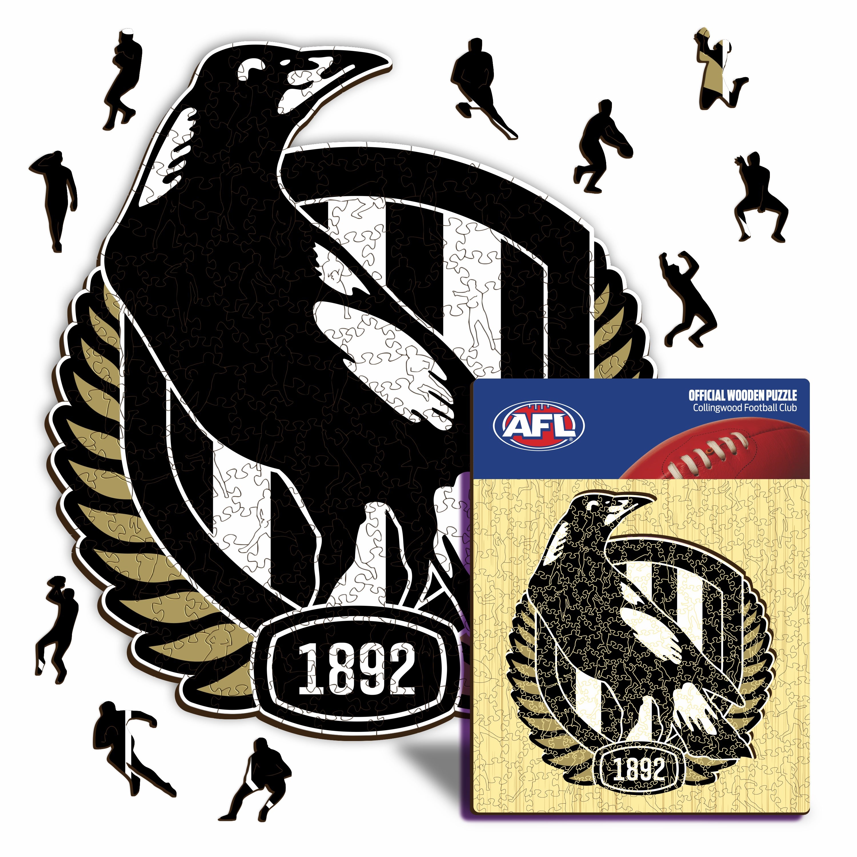 Collingwood FC Logo - Wooden Puzzle