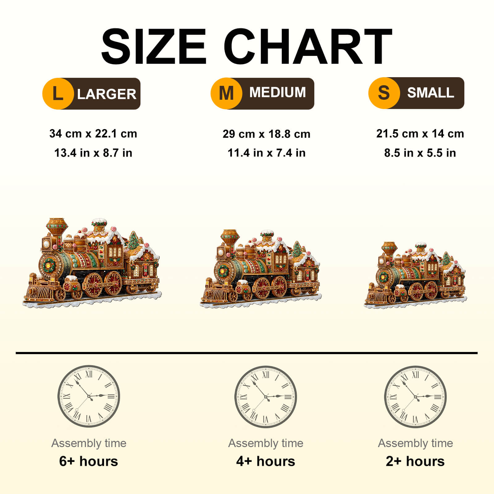 Christmas Mechanical Train-2 Wooden Jigsaw Puzzle