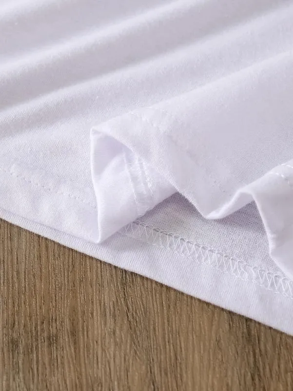 Women's Short Sleeve T-Shirts Multipack, Solid Color Round Neck Casual Tee Tops