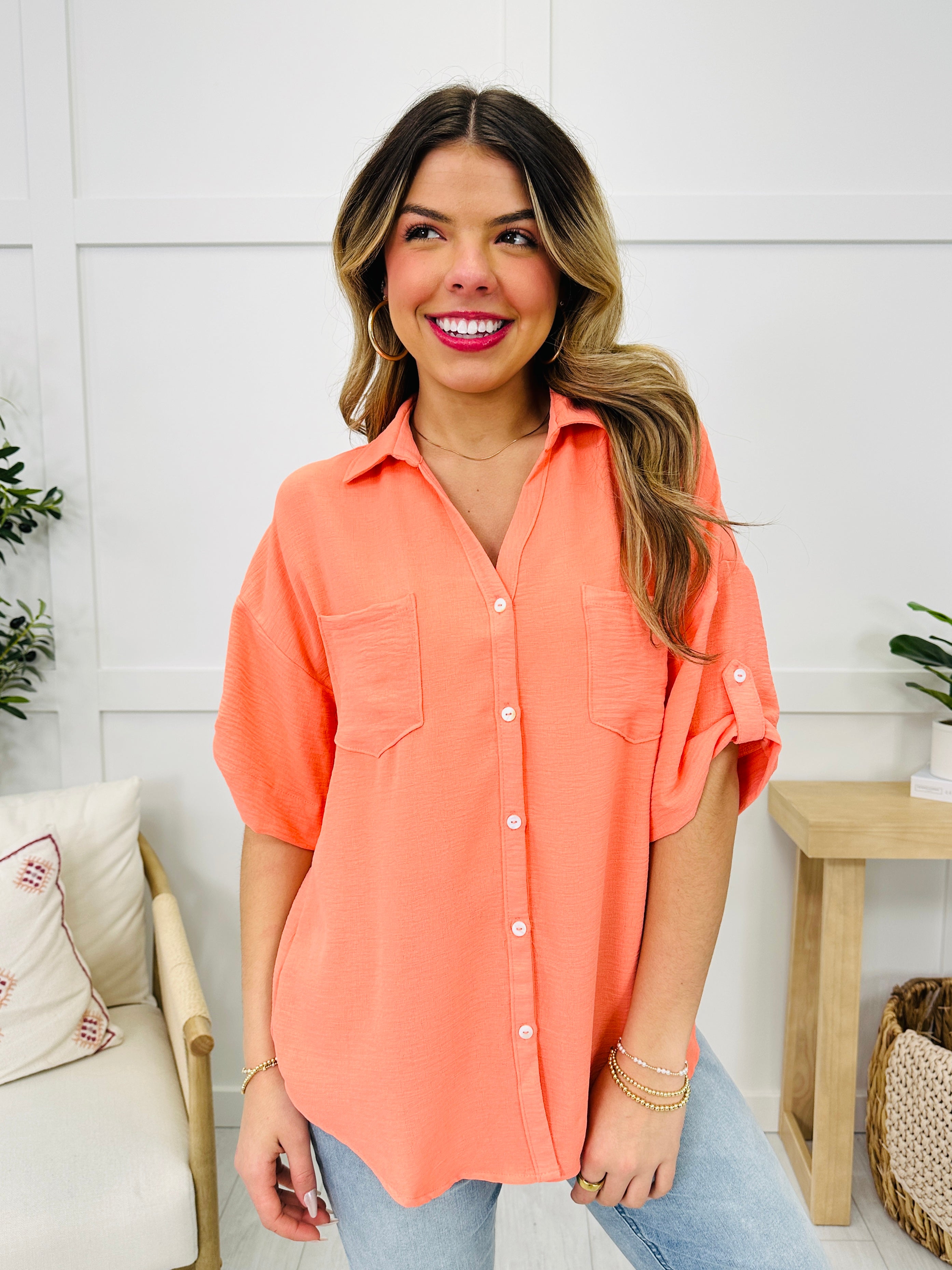 The Perfect Pocket Top- Multiple Colors!