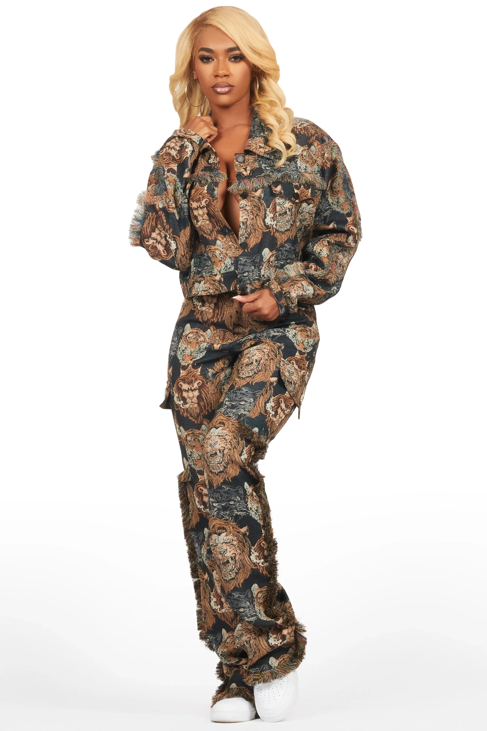 Ilishia Black Tapestry Jacket