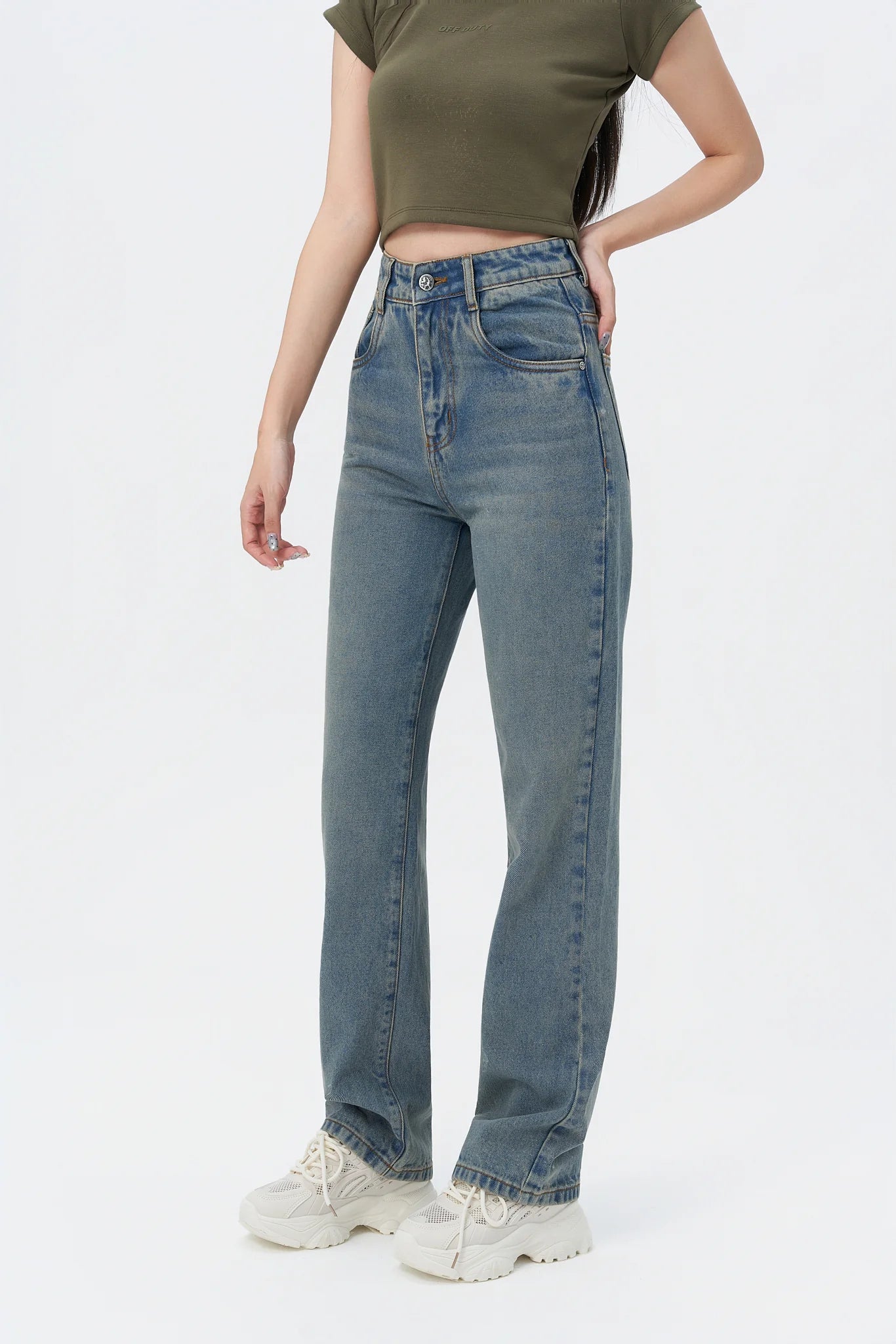 Valley Girl Straight Fit Jeans