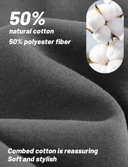 Men's Solid-Color  Cotton Pocket Shorts — Lightweight and Breathable