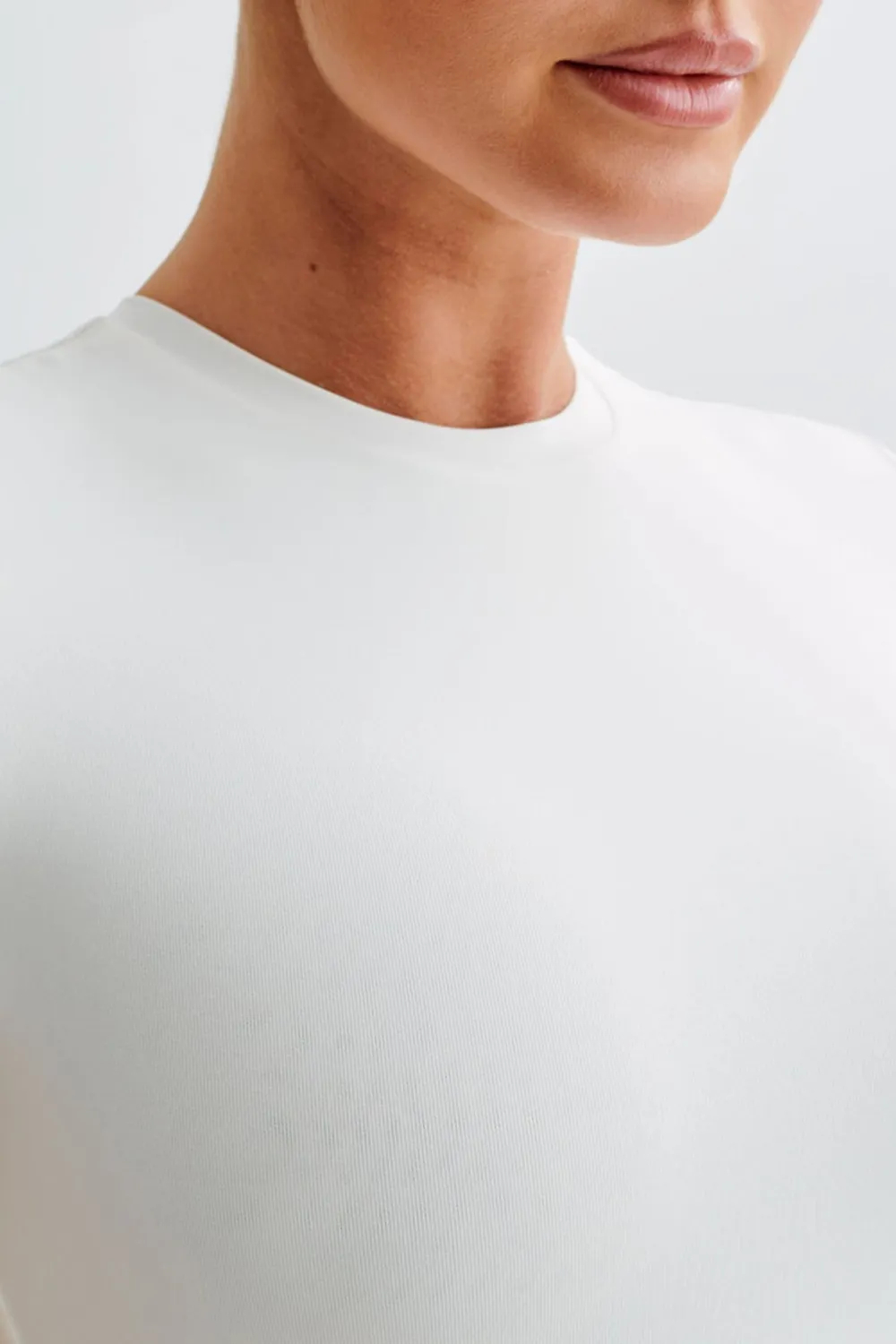 Crew Neck Short Sleeve Bodysuit