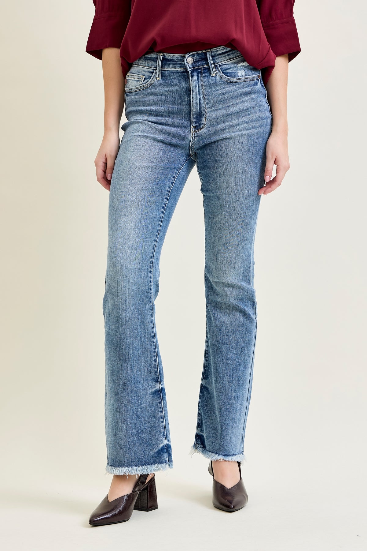 Daisy Bootcut with Fray Hem