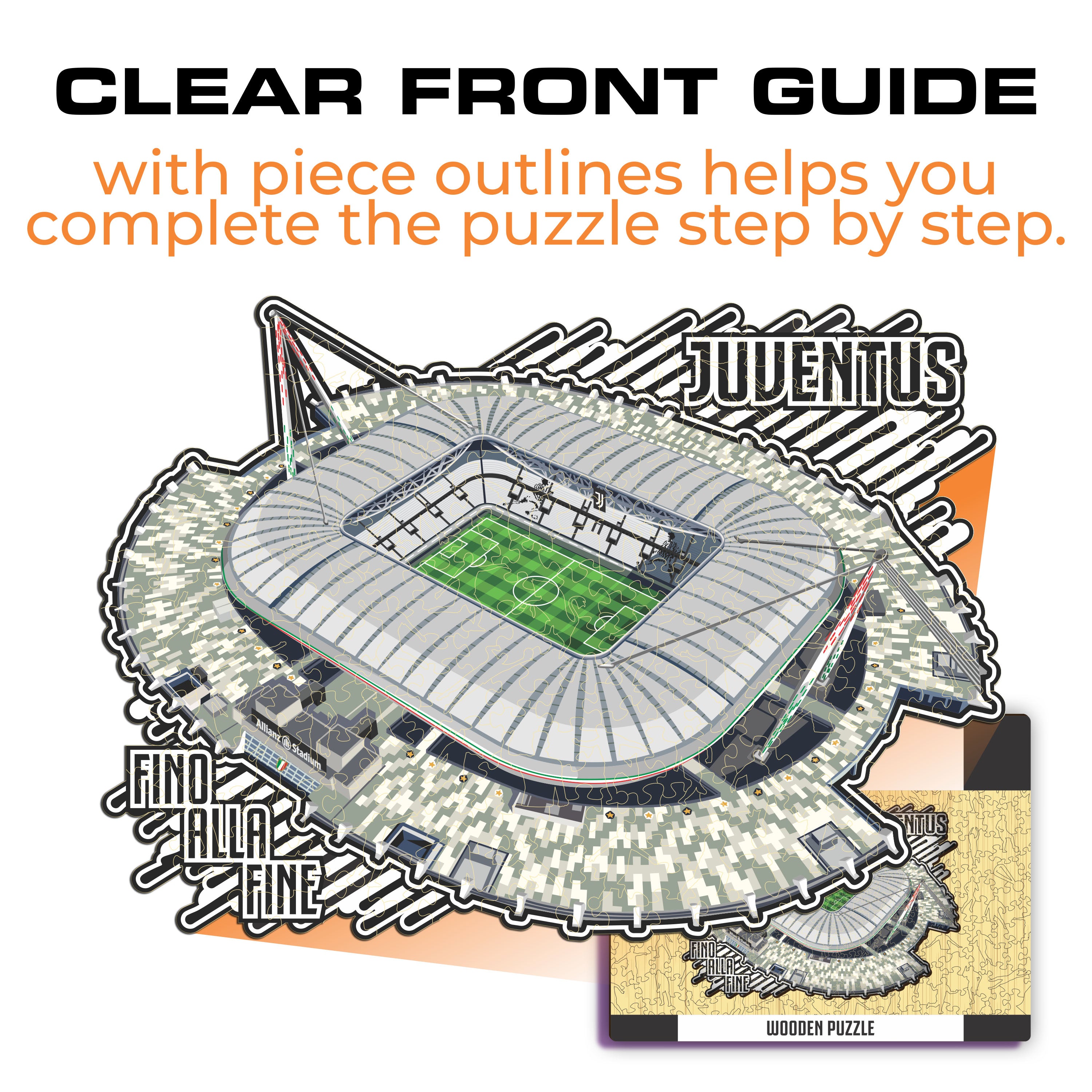 Juventus FC® Allianz Stadium - Wooden Puzzle