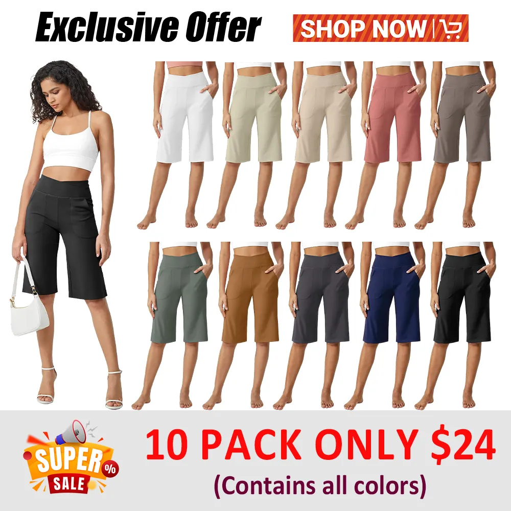 Loose High-Waist Casual Cropped Yoga Pants(New Arrivals)