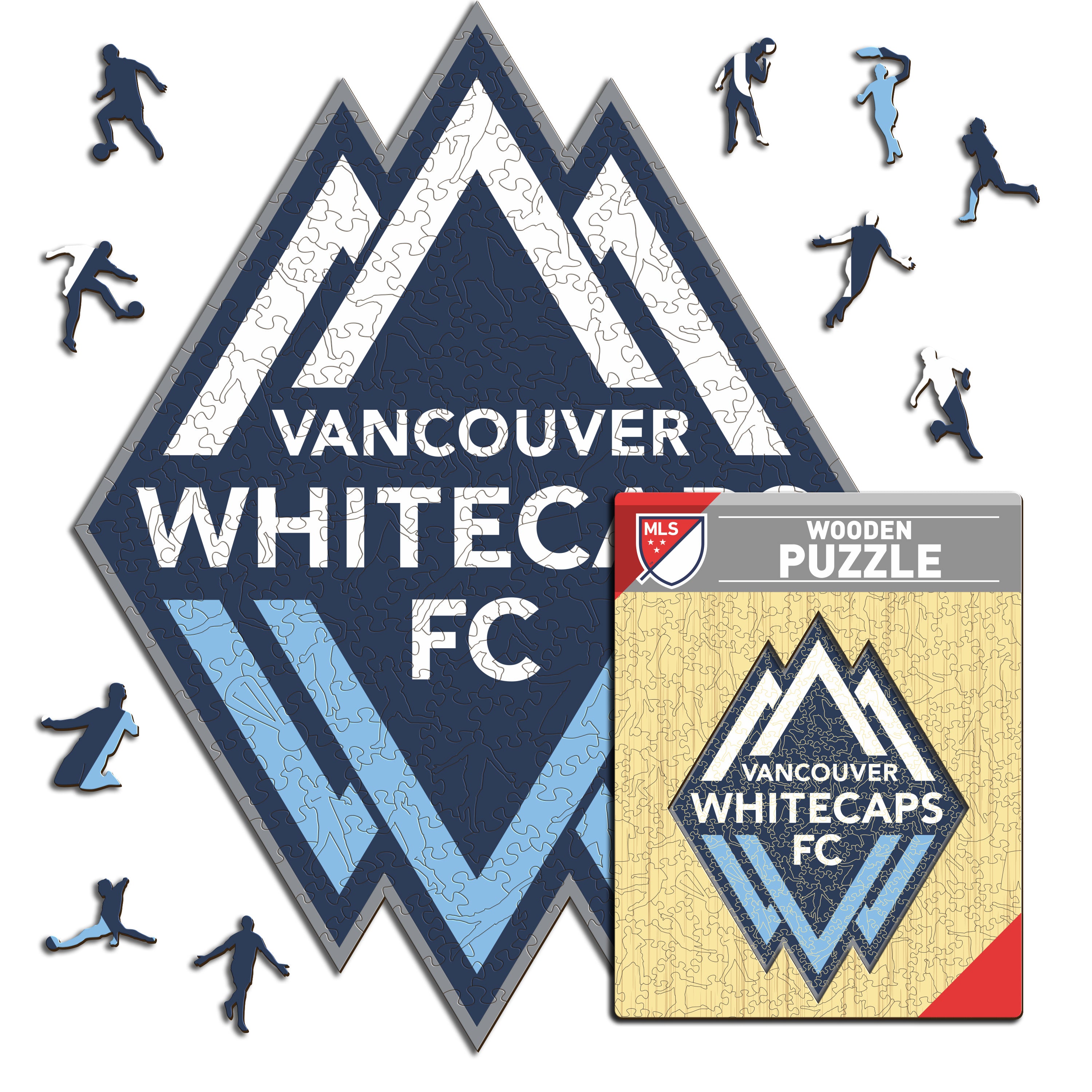 Vancouver Whitecaps® Logo - Wooden Puzzle