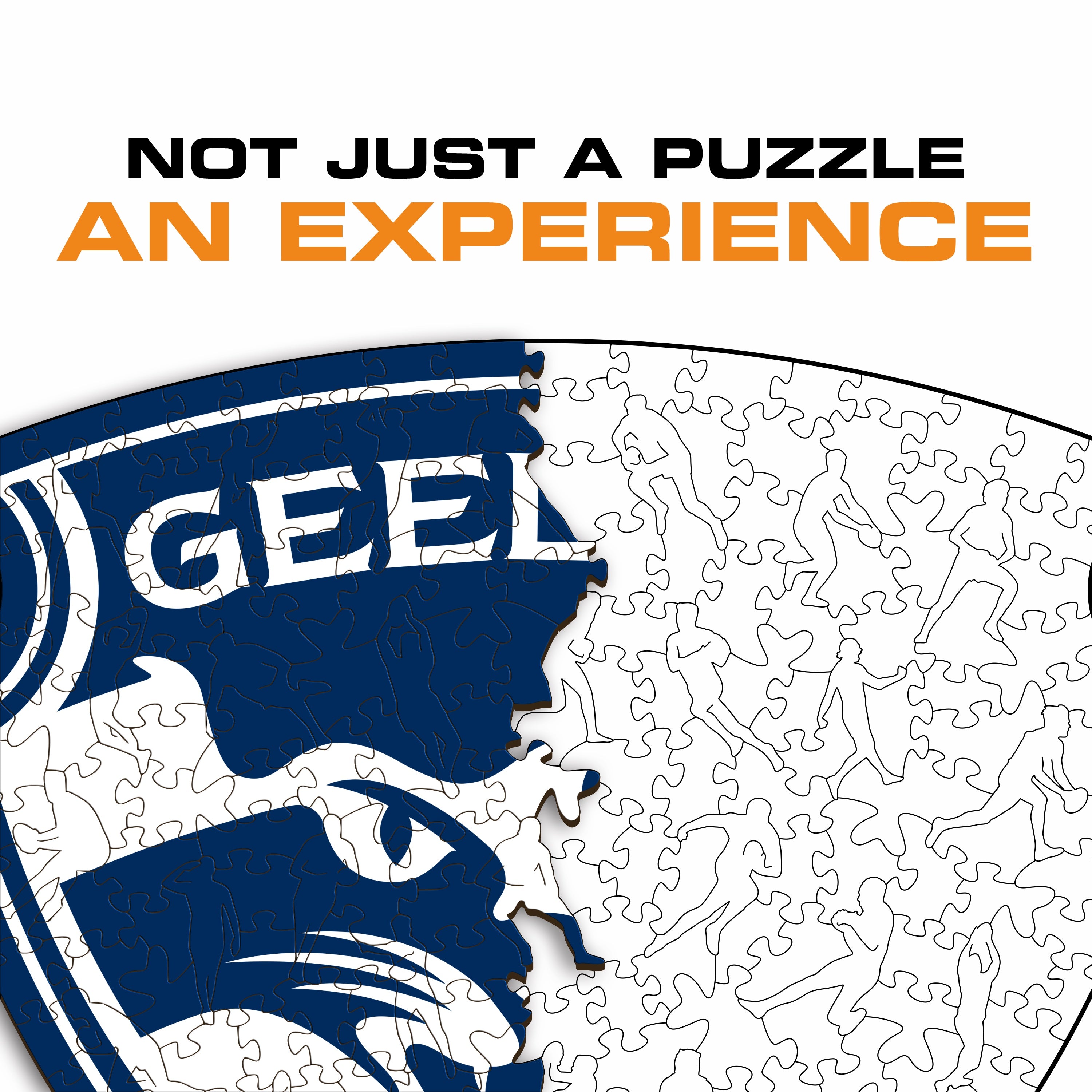 Geelong FC Logo - Wooden Puzzle
