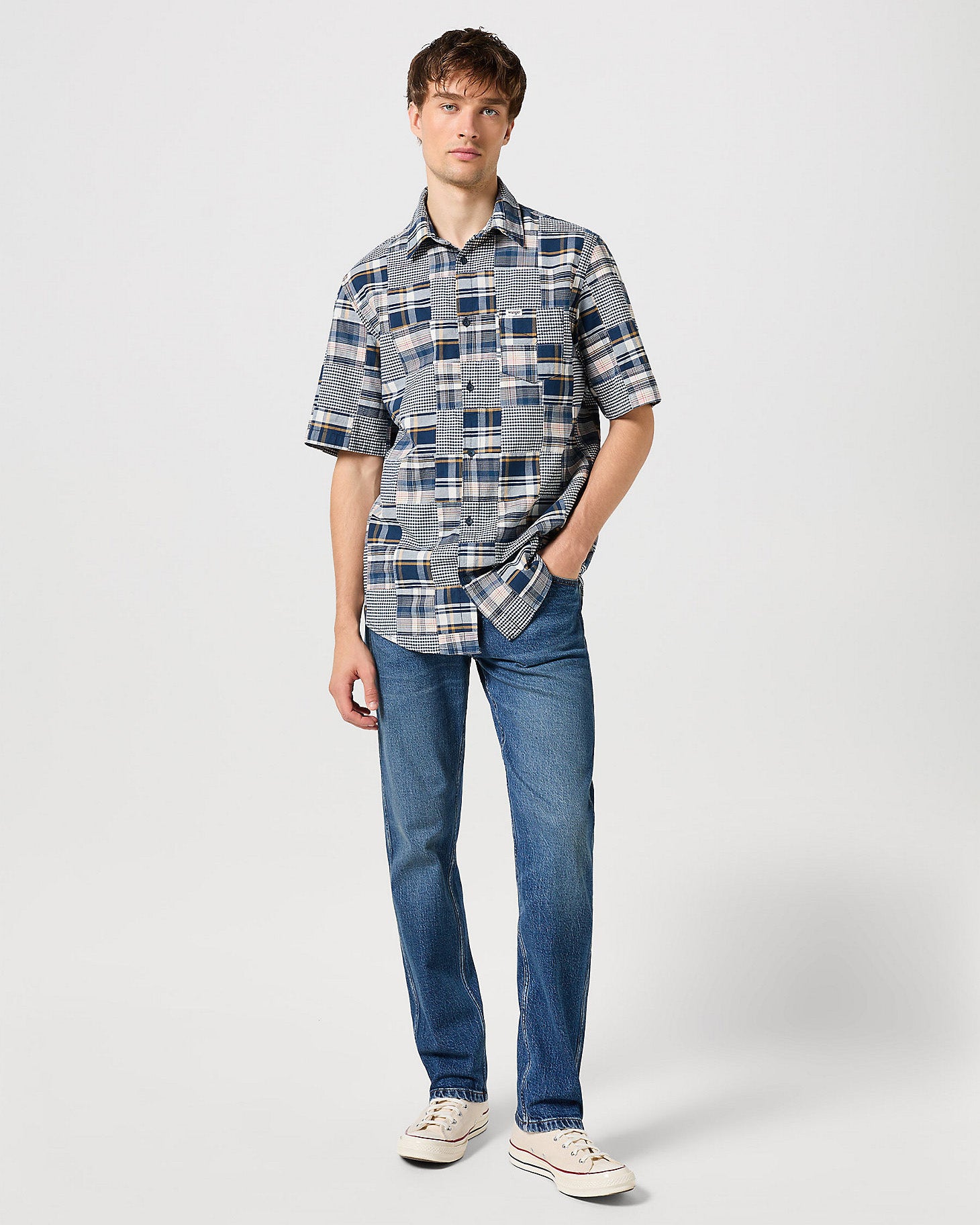 Frontier Relaxed Straight Mens Jeans - Seeing Double