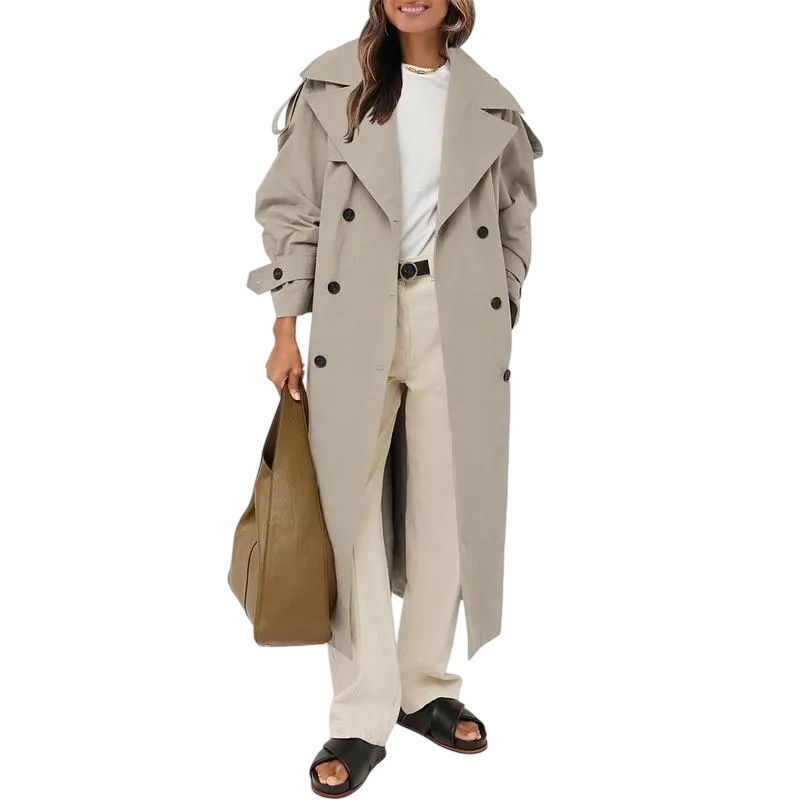 Women’s Oversized Long Trench Coat