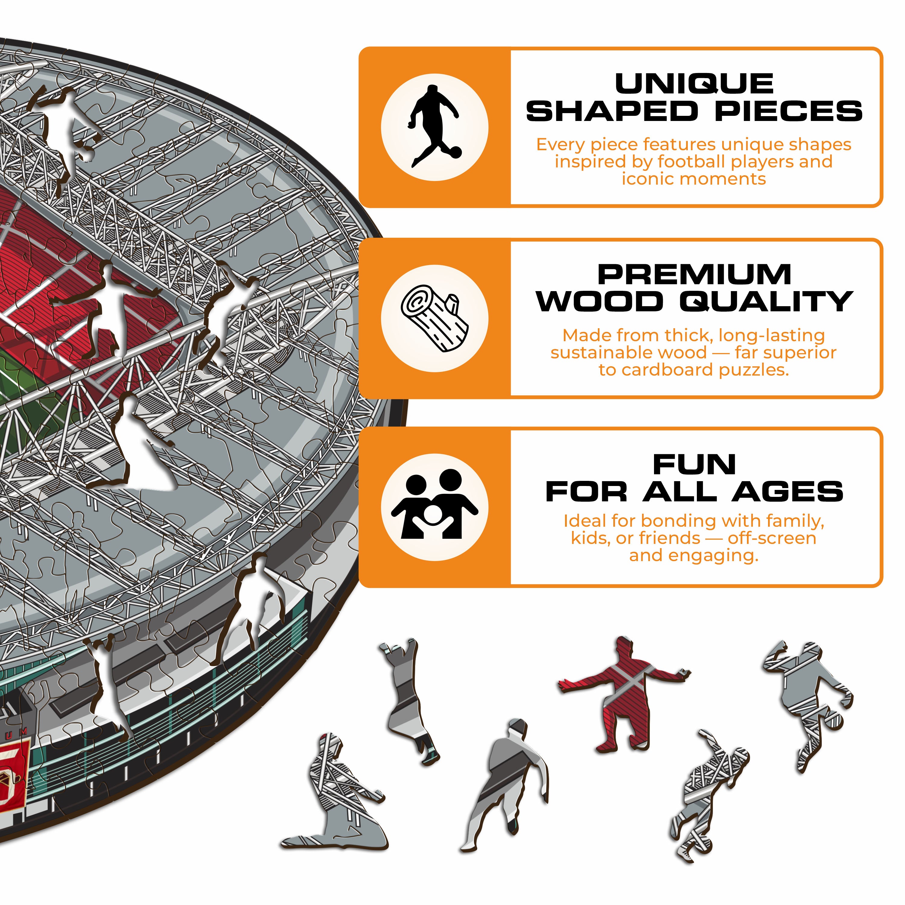 Arsenal FC® Emirates Stadium - Wooden Puzzle